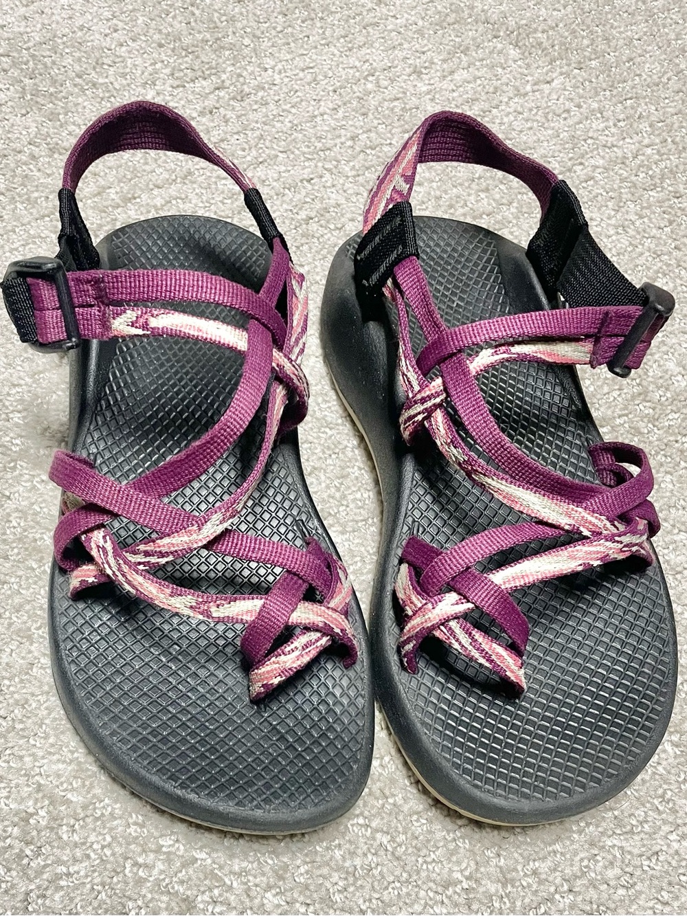 Chaco Women's Purple Strappy Sport Sandals